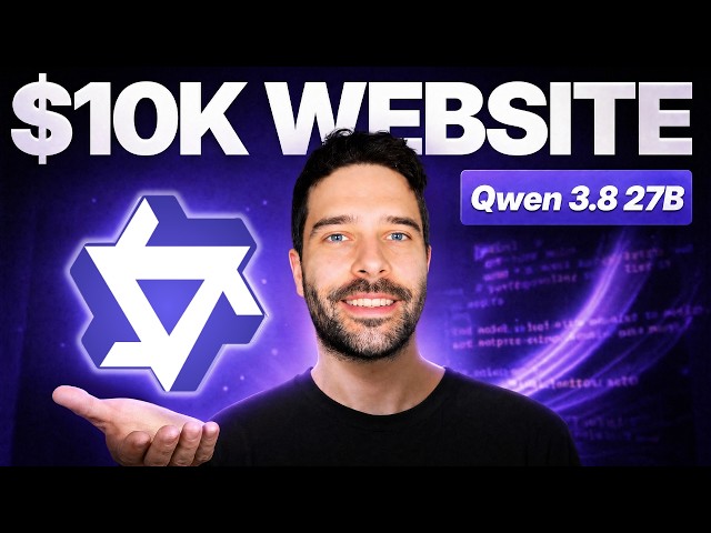 You Can Now Build $10,000 Websites Using Qwen 3.8 27B (Ultimate Guide)