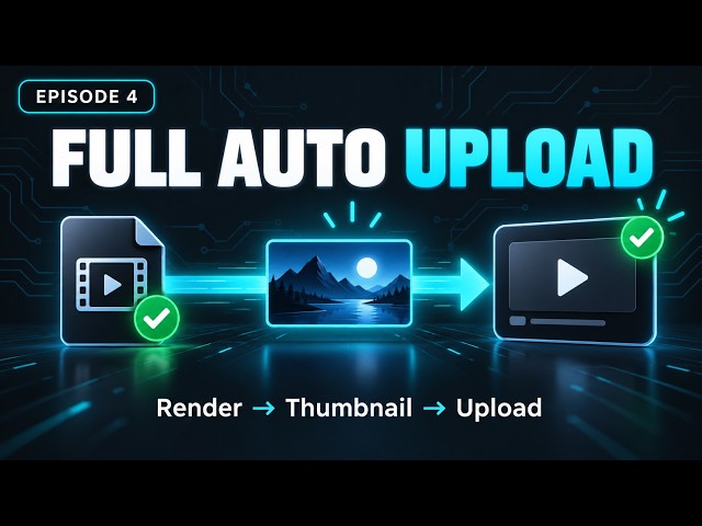 How to Auto Upload Your Codex Video to YouTube: Thumbnail, SEO & Scheduling (Episode 4)