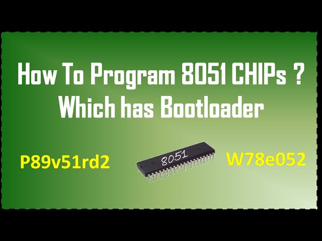 how to Program 8051 bootloader ICs (3/3)