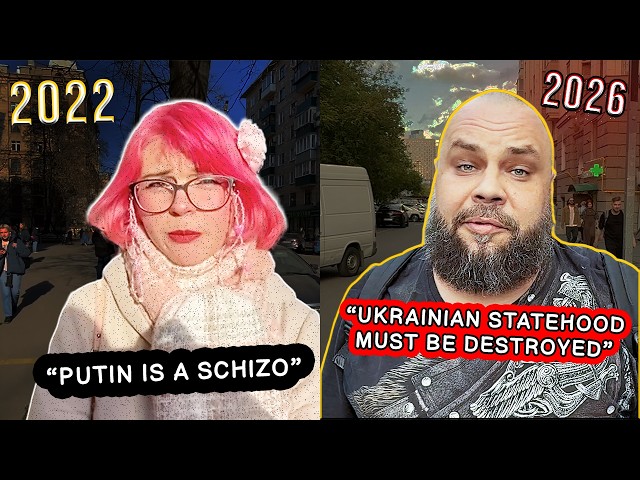 Answers of Russians in 2022 & 2026 — big difference!