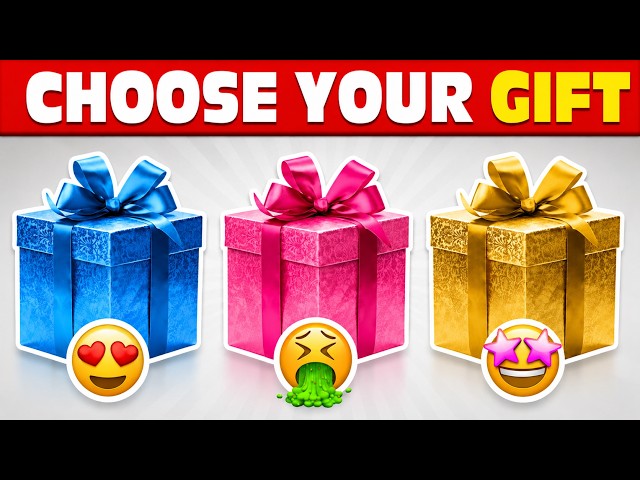 CHOOSE YOUR GIFT🎁! 💙💗❤️💛 Pick ONE Mystery Box! | Gift Challenge