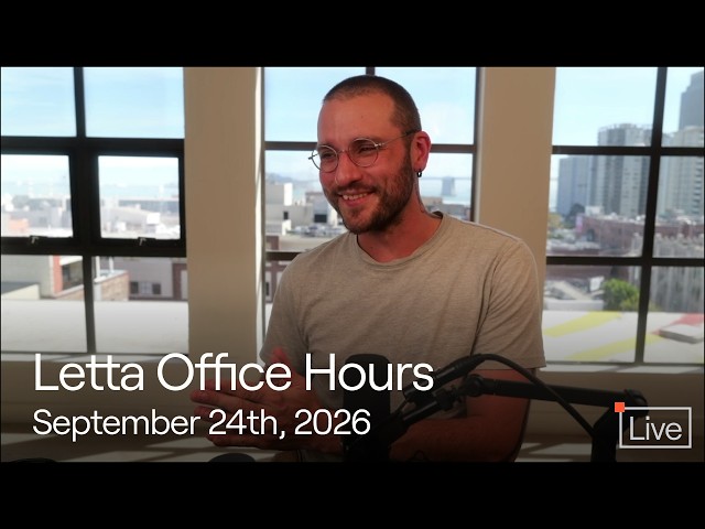 Letta Office Hours: Bring Your Letta Agent Into Claude Code