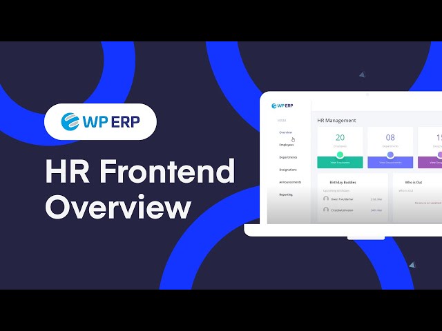 Get an Overview of WP ERP HR Frontend Extension