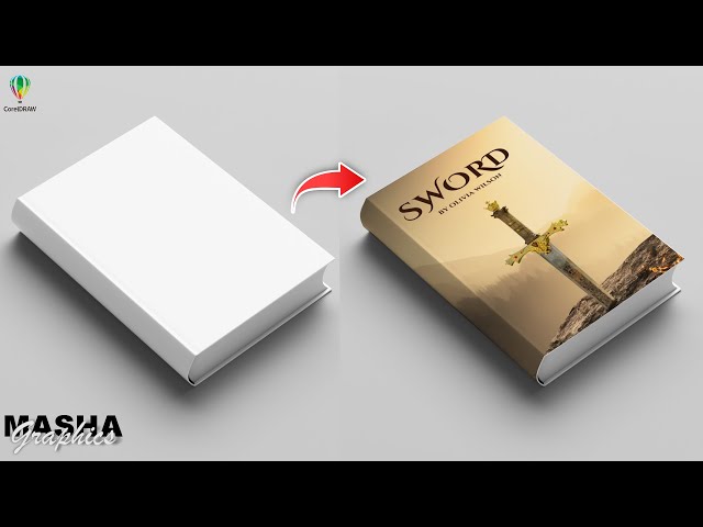 Simple Mockup Design In CorelDRAW | CorelDRAW Tutorial | Book Mockup For Beginners