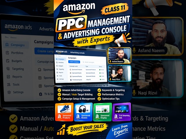 How to Manage Amazon PPC Campaigns | Amazon Advertising Console Tutorial