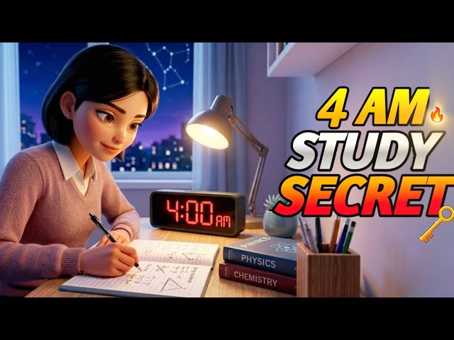 4 AM Topper Study Routine | 5 Powerful Habits That Actually Make You Smarter