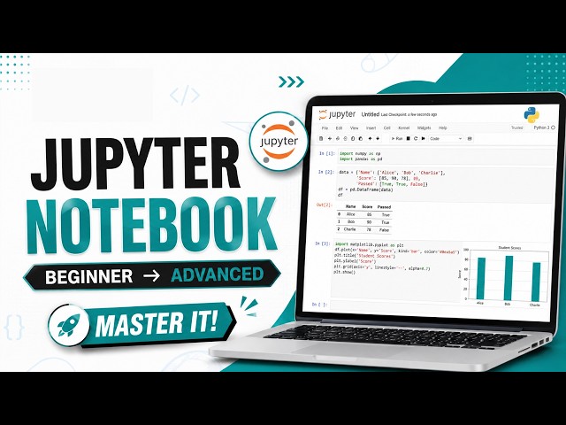Jupyter Notebook Tutorial for Beginners | Complete Python & Data Science Setup