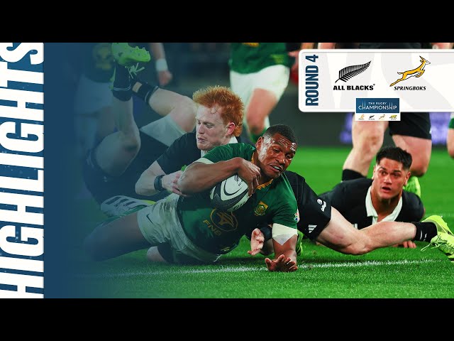 NEW ZEALAND v SOUTH AFRICA | The Rugby Championship 2025 | Round 4