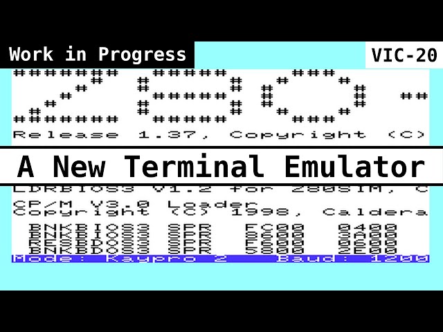 A New Terminal Emulator for the VIC-20 | WIP