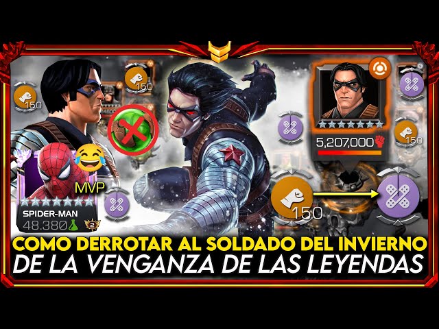 CÓMO DERROTAR AL SOLDADO DEL INVIERNO “VENGANZA DE LAS LEYENDAS” FÁCILMENTE CON CUALQUIER PSJ | MCOC