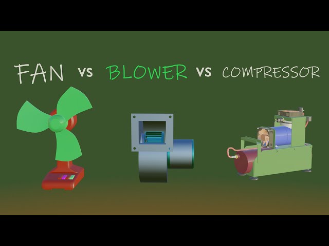 Fan Blower and  Compressor. Whats Difference?
