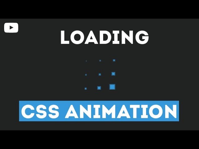 Awesome Loading Page - CSS Animation Using Only HTML & CSS
