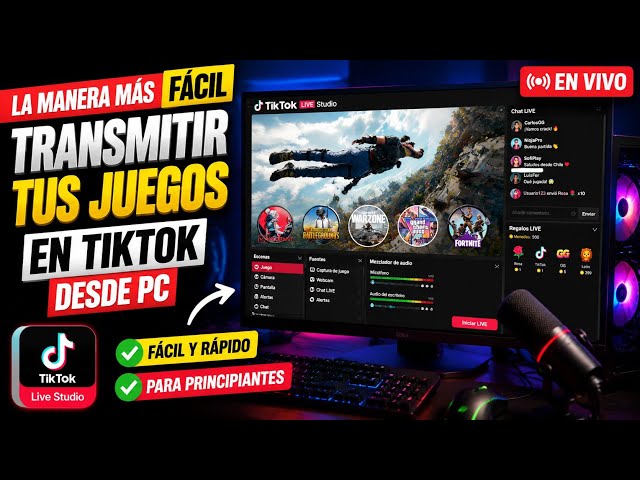 How to STREAM Games on TIKTOK from PC with TikTok LIVE Studio | Easy Guide 2026