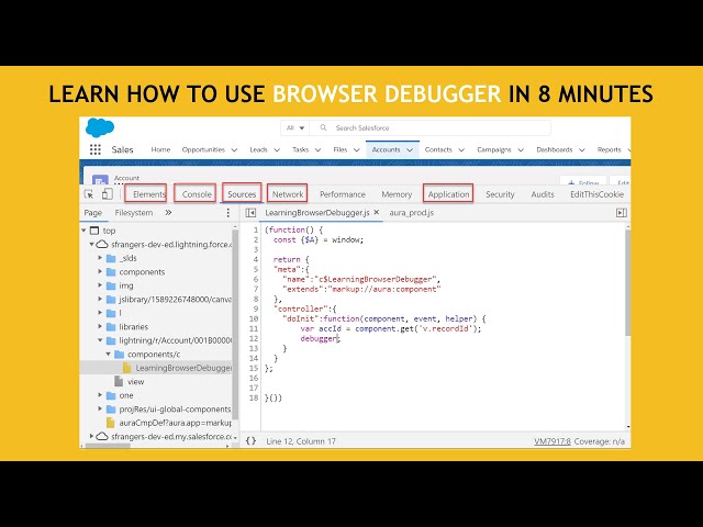 Browser Debugger | JavaScript Debugging | Lightning Development