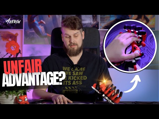 We exploit games with Azeron gaming keypad