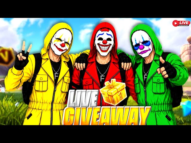 🔴FREE FIRE LIVE 😎 1v1 GUILD TEST | TEAM CODE GIVEAWAY | #freefirelive​ #shortsfeed​ #chilgamerlive