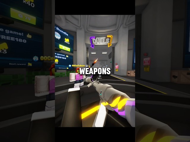 How to bring weapons in main lobby #roblox #rivals #robloxrivals x