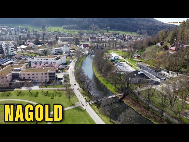 Nagold in the Black Forest / Nagold in black forest NAGOLD / GERMANY, CITY ON A RIVER