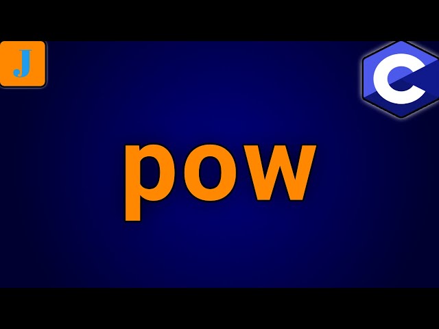 C pow