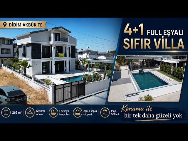 What a beautiful villa, I'm selling my dream home: 4+1, ultra-luxury, flawless