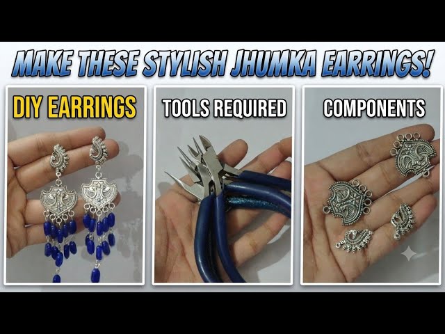 How to make Earrings//Earrings tutorial video 