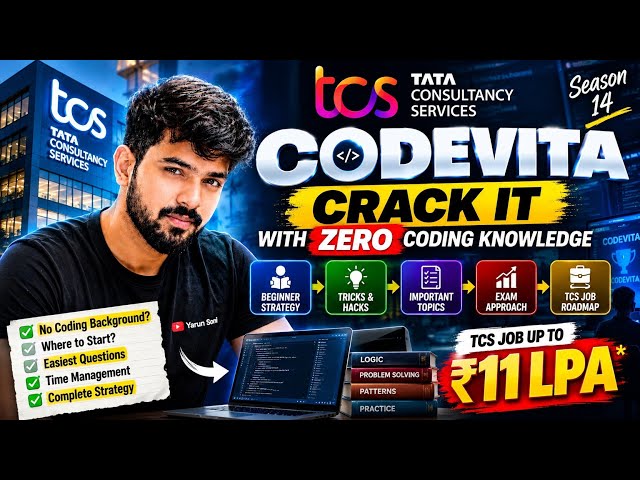 TCS CodeVita 2026: Beginner Strategy to Crack the Test & Target TCS Jobs Up to ₹11 LPA