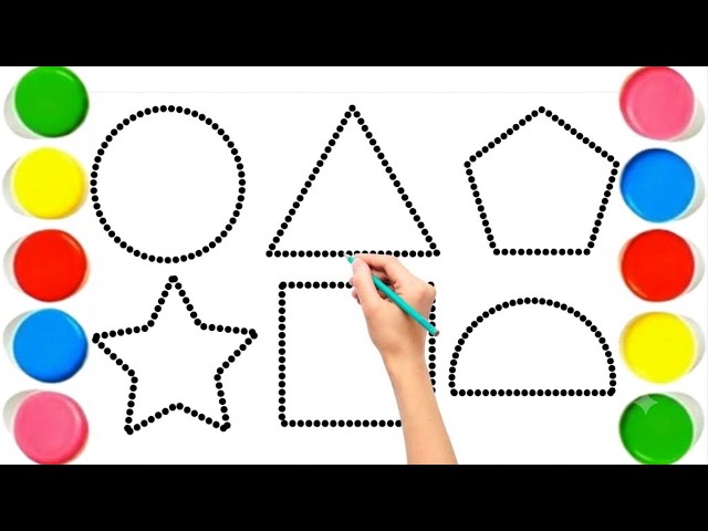 2D Shapes, Numbers & ABC A–Z | Preschool Learning for Toddlers
