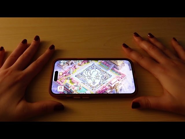 ASMR Playing Clash of Clans + gum chewing - Reviewing Your Bases!