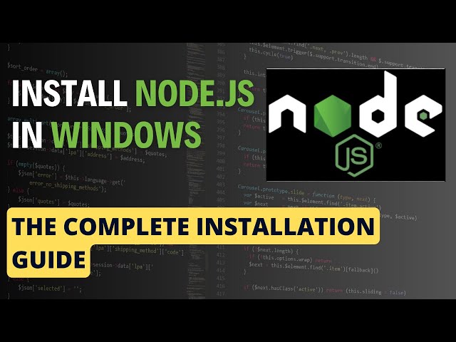 How to Install Node.js on Windows | The Complete Guide | 2025