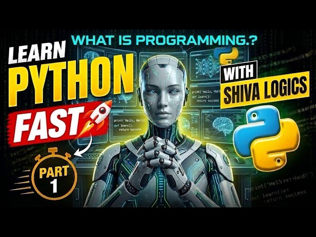 WHAT IS PROGRAMMING ? || PYTHON STEP BY STEP TUTORIALS | PYTHON FULL COURSE IN TELUGU | SHIVA LOGICS