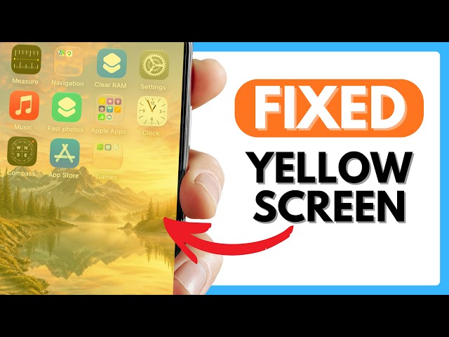 How to FIX iPhone Screen Looks Too Warm or Yellow