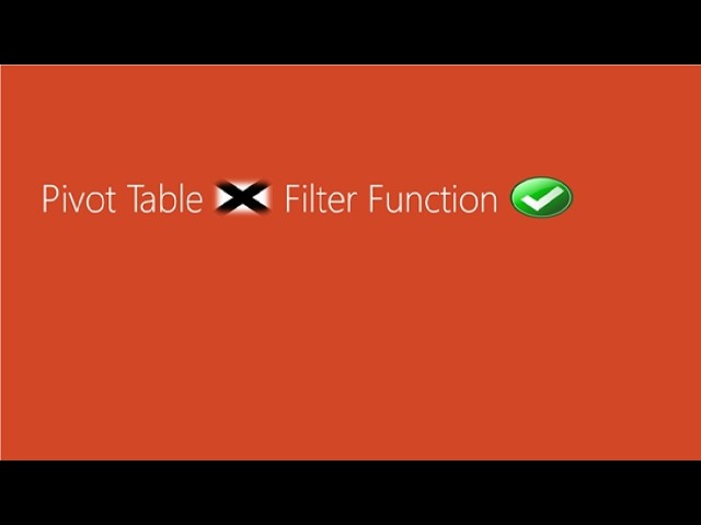 Filter Function #excel #exceltips #exceltutorial