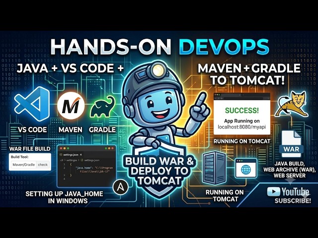 DevOps Guide: Generate WAR Files via Maven & Gradle + Deploy to Tomcat