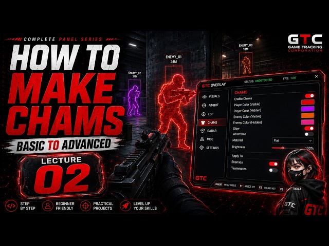 How to Make Chams for Free Fire | Basic to Advanced Panel Series – Lecture 02