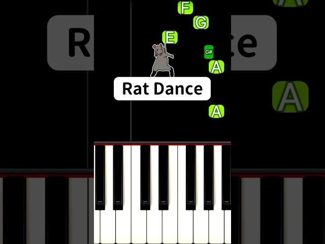 Rat Dance | Chess Type Beat (Piano Tutorial) #shorts