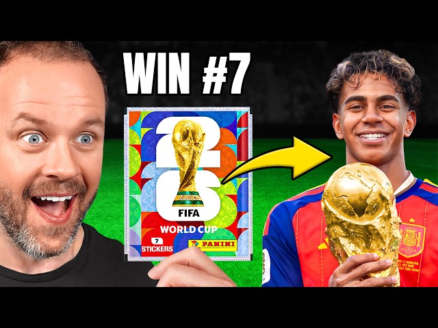 Every World Cup Win = Open 1 Sticker Pack