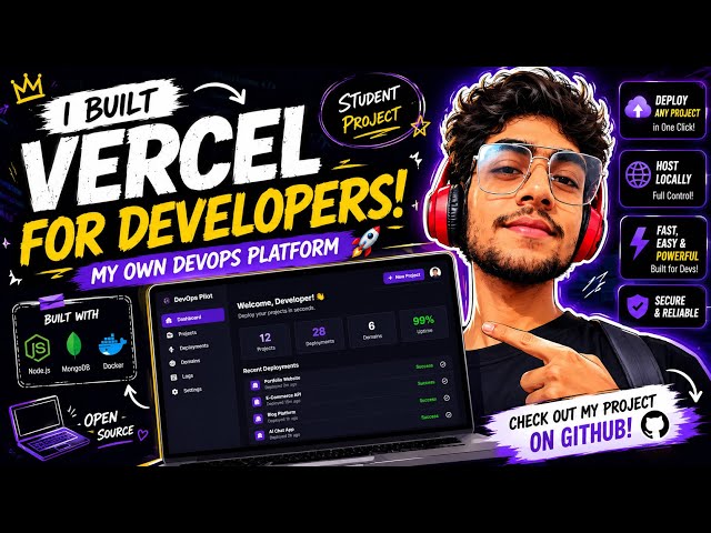 I Built My Own Vercel for Developers! 🚀