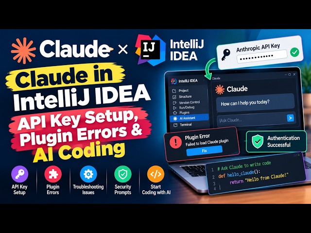 Claude in IntelliJ IDEA Part 2: API Key Setup, Plugin Errors & AI Coding