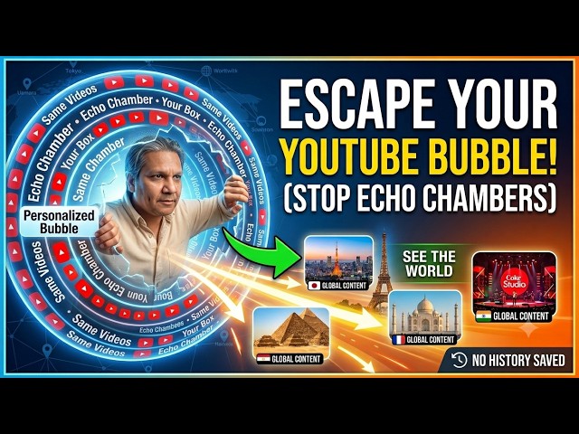 How to Escape Your YouTube Bubble: Stop Recommendations & See the World