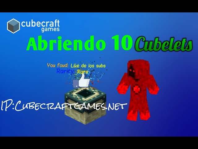 Abriendo 10 Cubelets en cubecraftgames!!!!