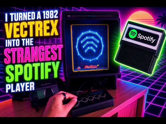 I Turned a 1982 Vectrex Into the Strangest Spotify Player