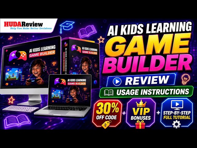 AI Kids Learning Game Builder Review & Tutorial 2026 – 30% Off Code + VIP Bonuses