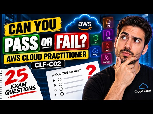 Can You Pass AWS Cloud Practitioner? 25 Exam Questions