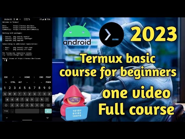 Termux course in Hindi for beginners learning ethical Hacking with Termux 2023