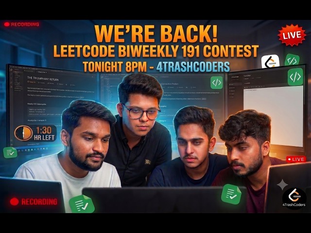 Missed Sunday, Back Today | LeetCode Biweekly Contest 191