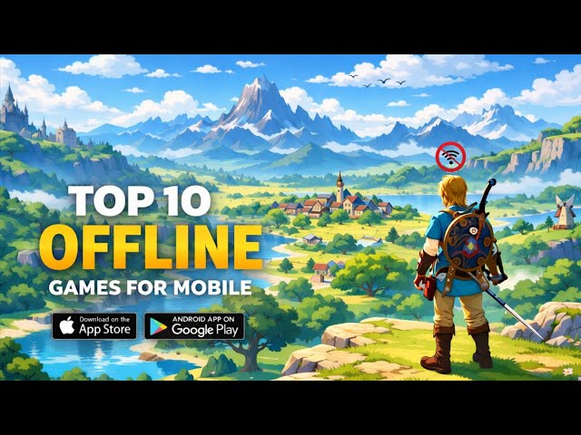 10 Best Offline Mobile Games for Long Flights (No Wi-Fi Needed)