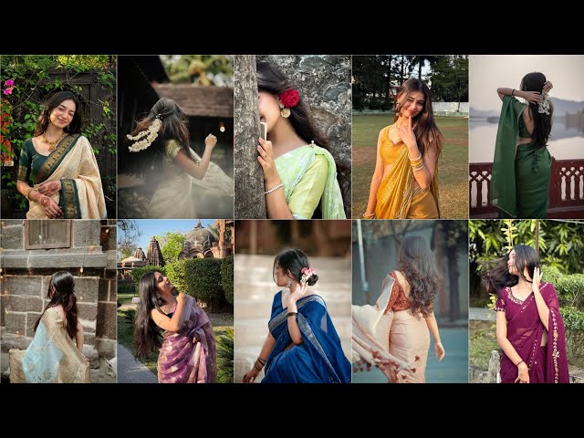🧿Cute Girls Saree DP Pictures😍Hidden Face WhatsApp dp🦋 beautiful instagram girls dp photo💗cute dpzz