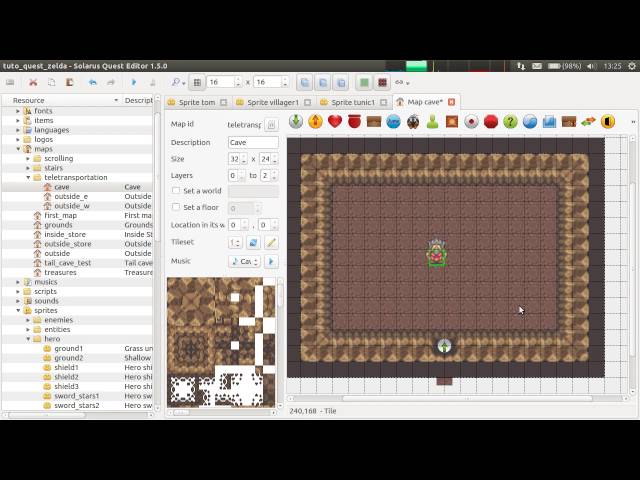 Solarus 1.5 Tutorial [en] - Basics #16: How to create a sprite