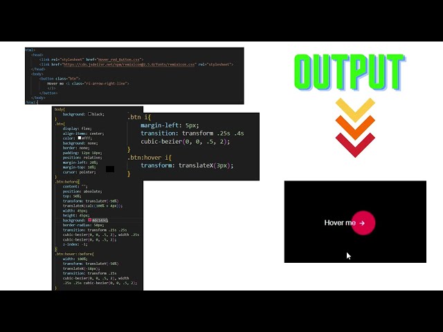 Hover button using css | Animated Button using #html #css | Coding hub | #javascript#webdevelopment