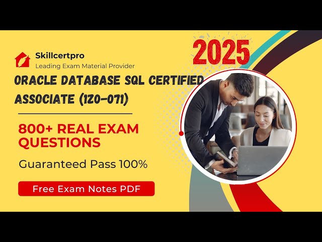 Oracle Database SQL Certified Associate (1Z0-071) Exam Questions 2026